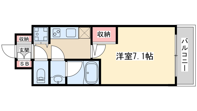 【間取り】 | スプランディッド新大阪5