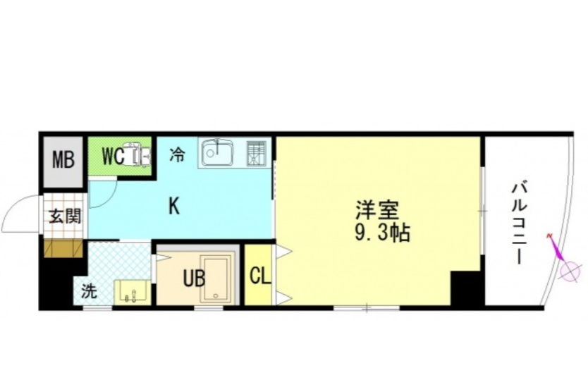 エルク中央の間取り
