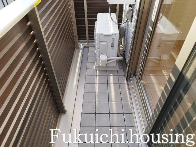 Hiフラッツのバルコニー