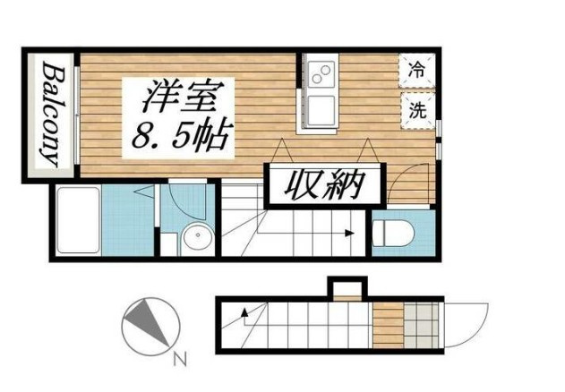 ブランカ大塚の間取り
