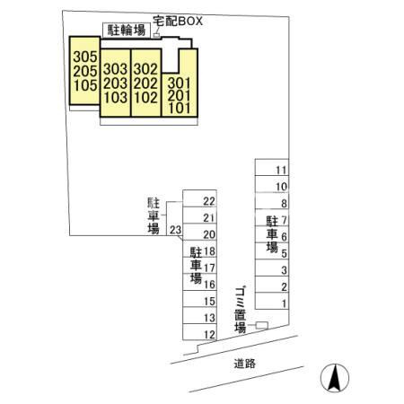 ベルウッドの区画図