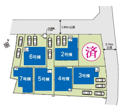 【区画図】 | GRAFARE鴻巣市天神 2期　新築住宅