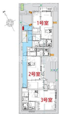 robot home 原木中山(ロボットホームバラキナカヤマ)の区画図