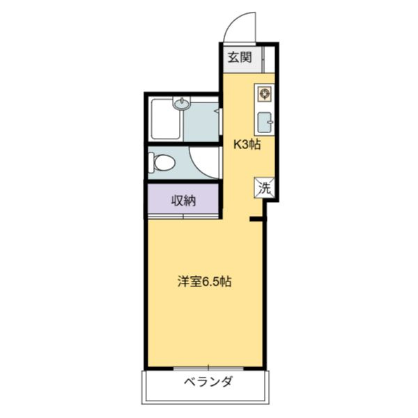 第１コーポ上岡の間取り