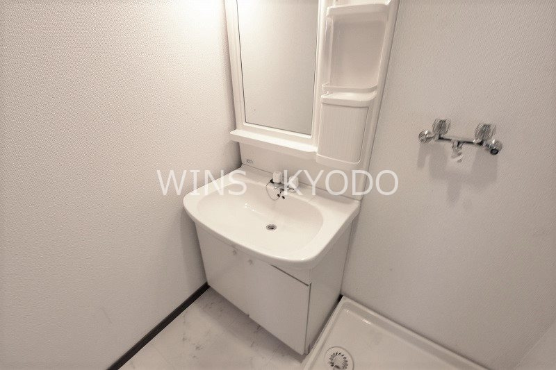 世田谷区経堂５丁目の賃貸マンションの洗面所