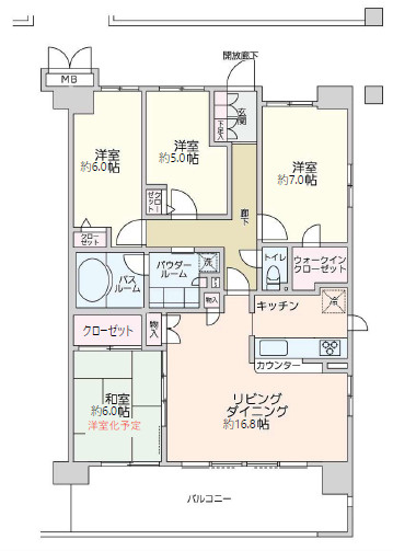 ガーデン・シンフォニー新越谷の間取り
