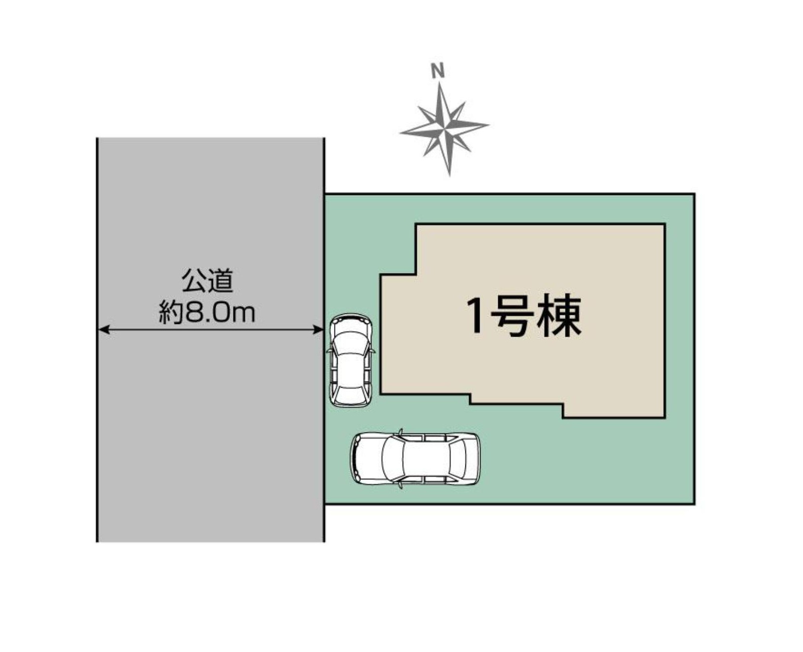 牛久市南5丁目5期　新築戸建の区画図