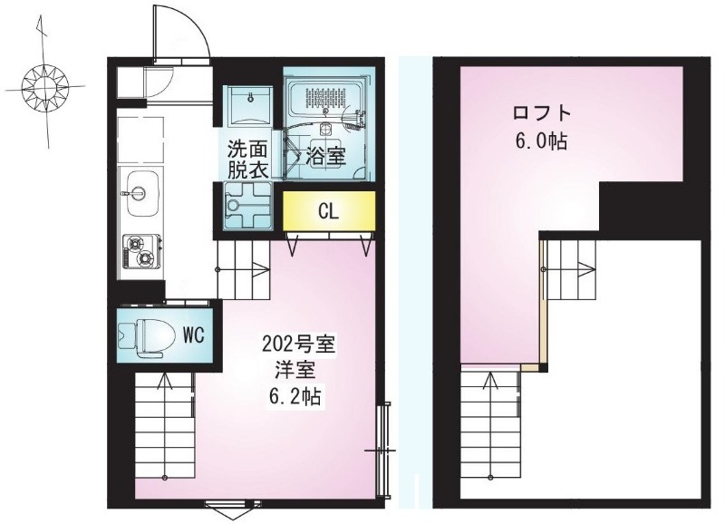 RIZEST 草加の間取り