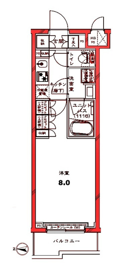 【間取り】 | ルーブル川崎鷺沼