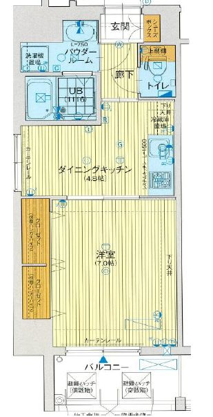 アスヴェル梅田WESTの間取り