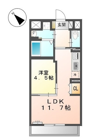 ヴィラ グローリアの間取り|間取図
