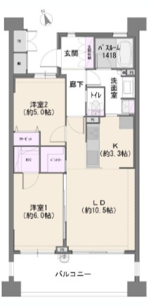 グランエスタセンター棟の間取り