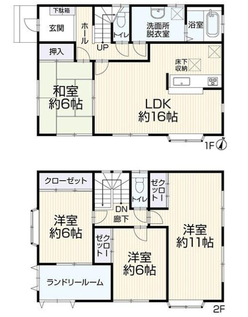 千葉市若葉区小倉町の間取り