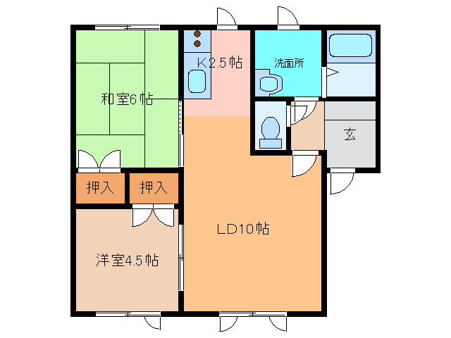 フレンテの間取り