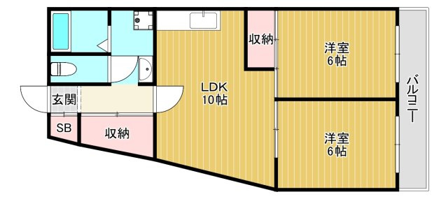【間取り】 | スターハイツ森小路 