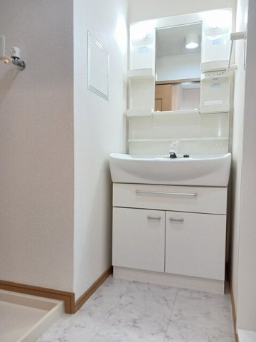 ポルトルーチェの洗面所|使いやすい洗面所です