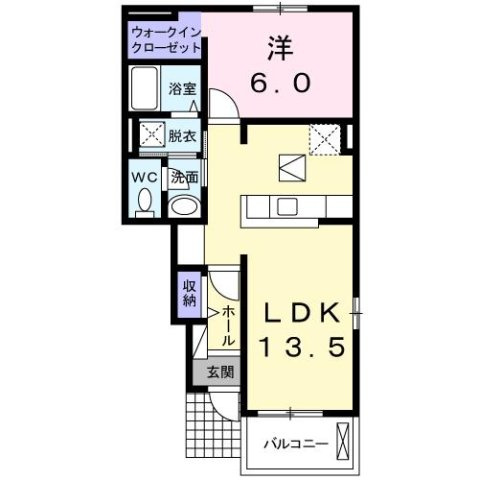 ハーベスト２５Ｂの間取り