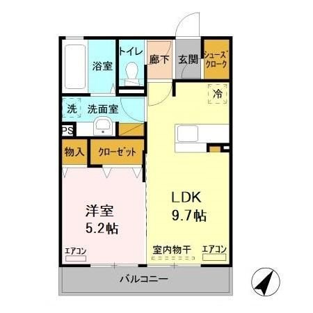 ハピネスシティヒルズの間取り