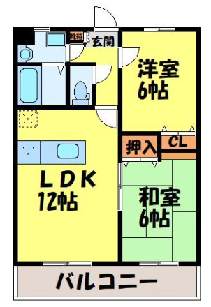 コーポ・サンガイア【キャッシュバック対象物件】の間取り