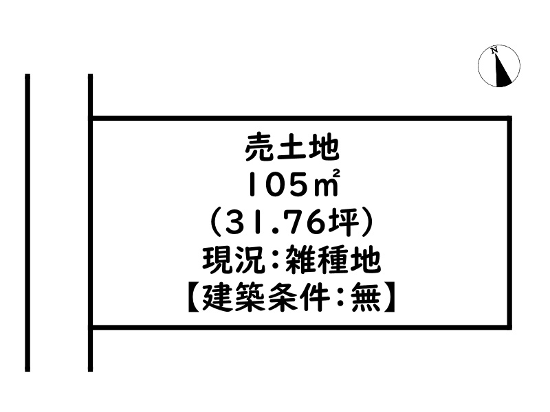 姫路市夢前町山之内/売土地の土地図