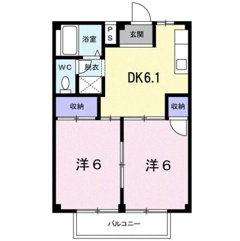 【間取り】 | シティハイツ高花平Ｂ棟