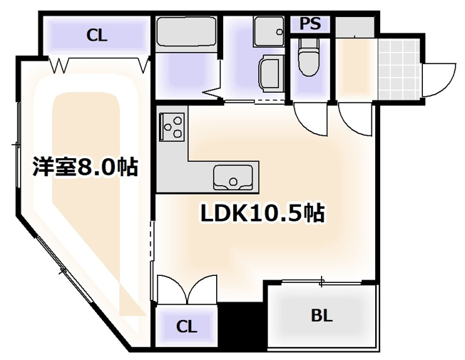 【間取り】 | エクセル道頓堀西