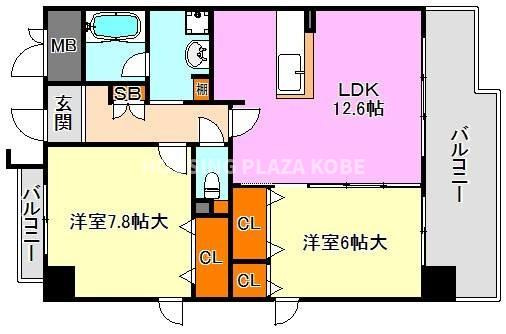 パレセゾンの間取り