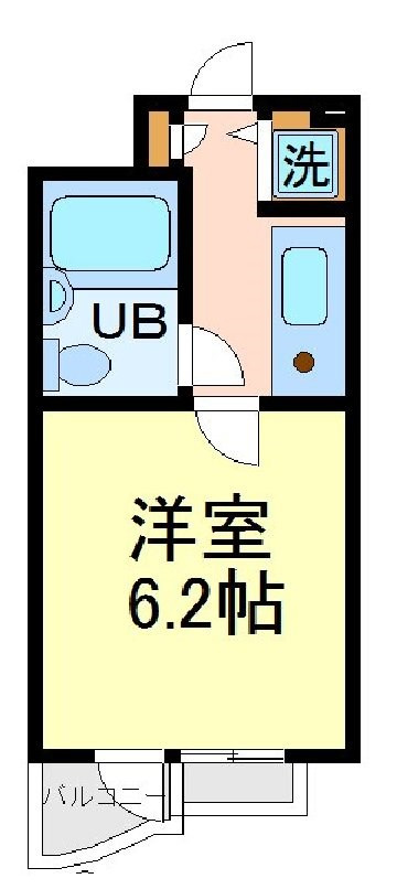 世田谷区桜１丁目の賃貸マンションの間取り