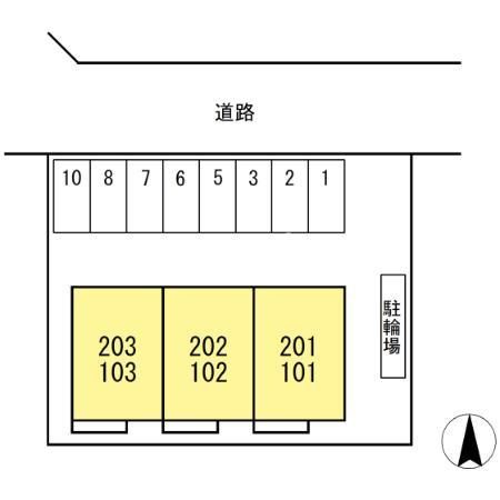 グランシャトーの区画図