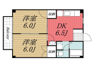 【間取り】 | カーサ喜見塚