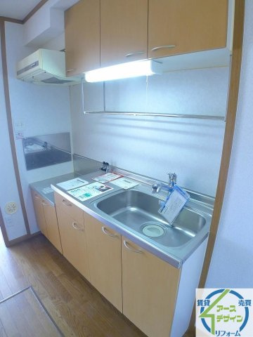 ゼクセル北野Aのキッチン