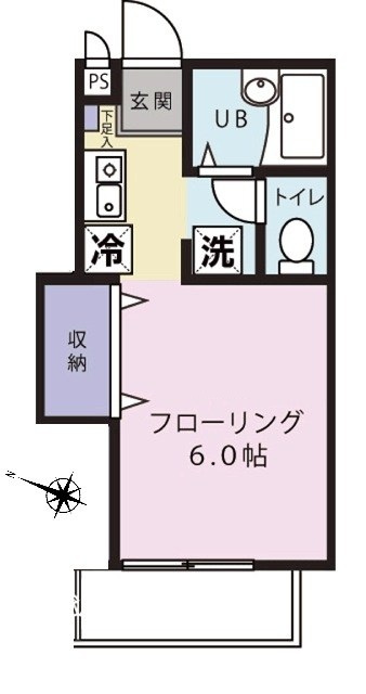Ａｒｄｉｙ－１　アルディーワンの間取り