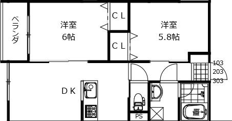 【間取り】 | 三高・朝霞ステージⅠ