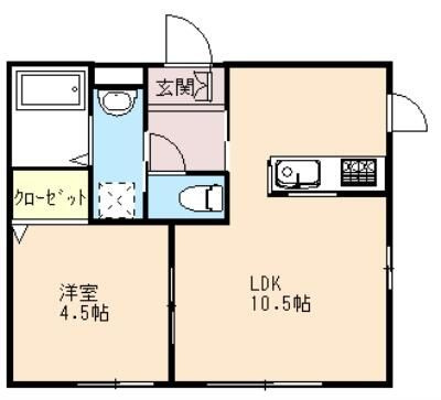 フレイグランス東青梅の間取り