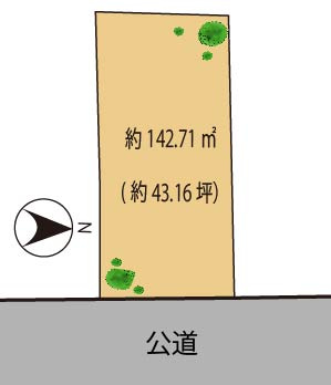 渋谷区松濤　建築条件なし売地