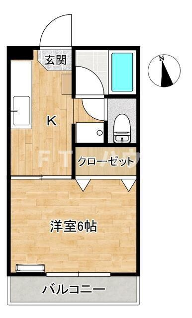 ライトハウスＢ棟の間取り