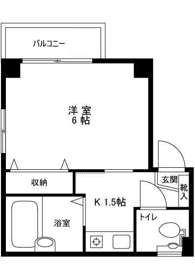 ＤＡＮハイツ２号棟の間取り|間取りです。