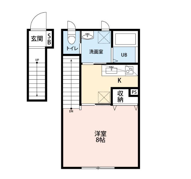 クレール東船橋の間取り