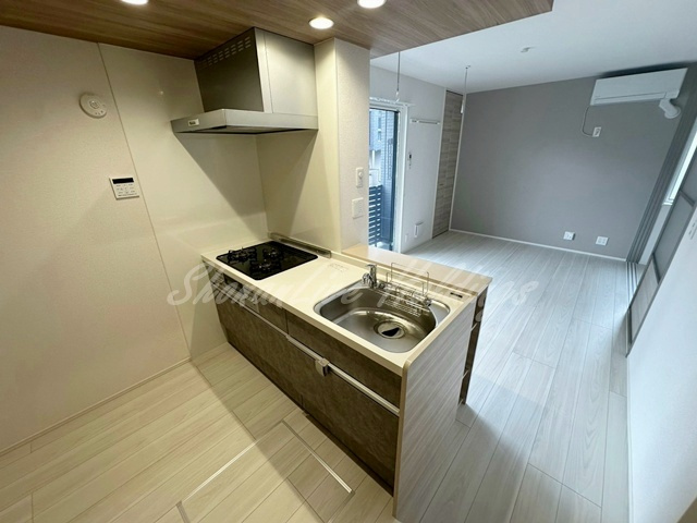 藤沢市湘南台４丁目のアパートのキッチン