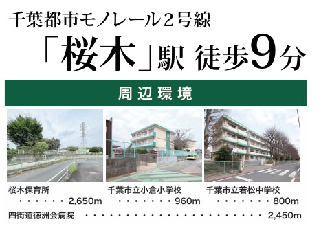 グラファーレ千葉市若葉区若松町１６期の周辺