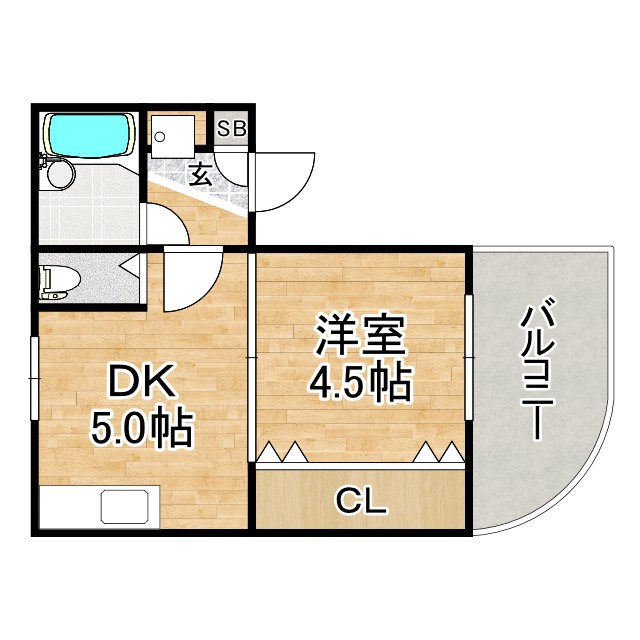 メゾンドポエジーの間取り