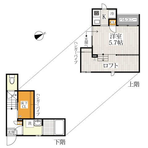 ＣＢ東川口ルノンの間取り