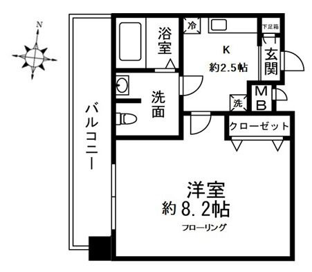 シティコート所沢の間取り
