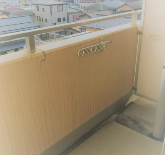 シティコート所沢のバルコニー