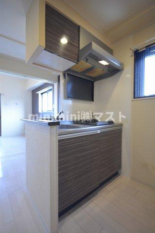 大阪市大正区三軒家東１丁目の賃貸マンションのキッチン