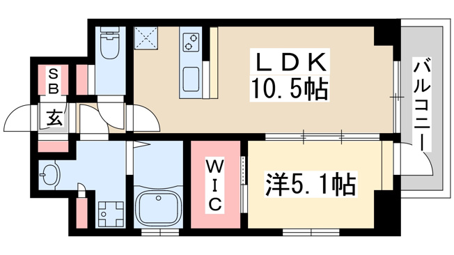 【間取り】 | スプランディッド江坂3