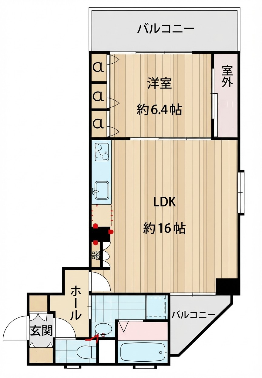 ティファーナ高宮の間取り|※図面と現況が異なる場合は現況優先になります。
