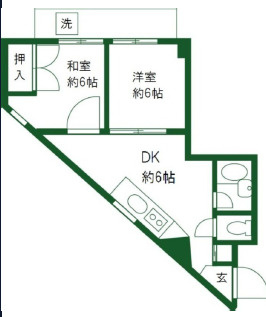 カーサケイワイNo.2の間取り