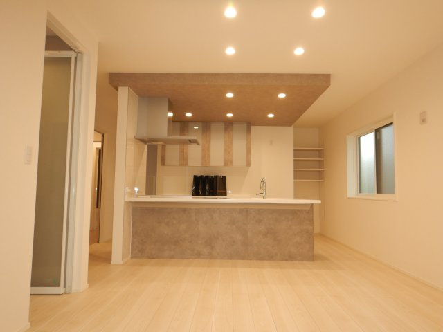 倉敷平田　新築戸建ての居間・リビング