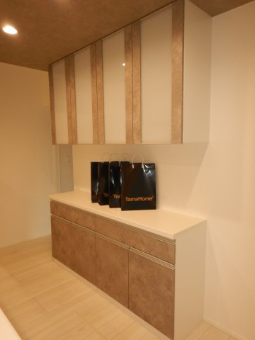 倉敷平田　新築戸建てのキッチン|カップボード